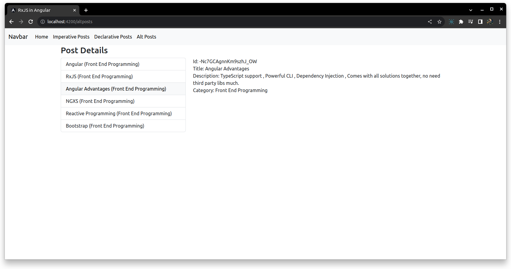 Angular RxJS Angular RxJS