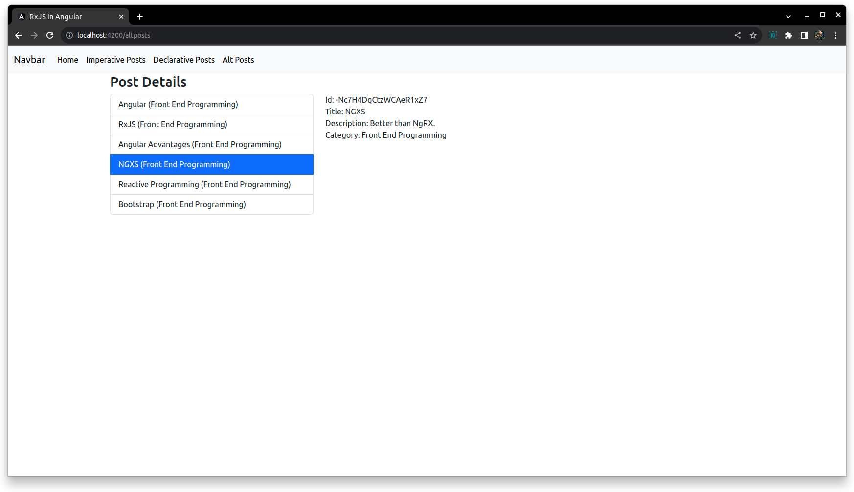 Angular RxJS Angular RxJS